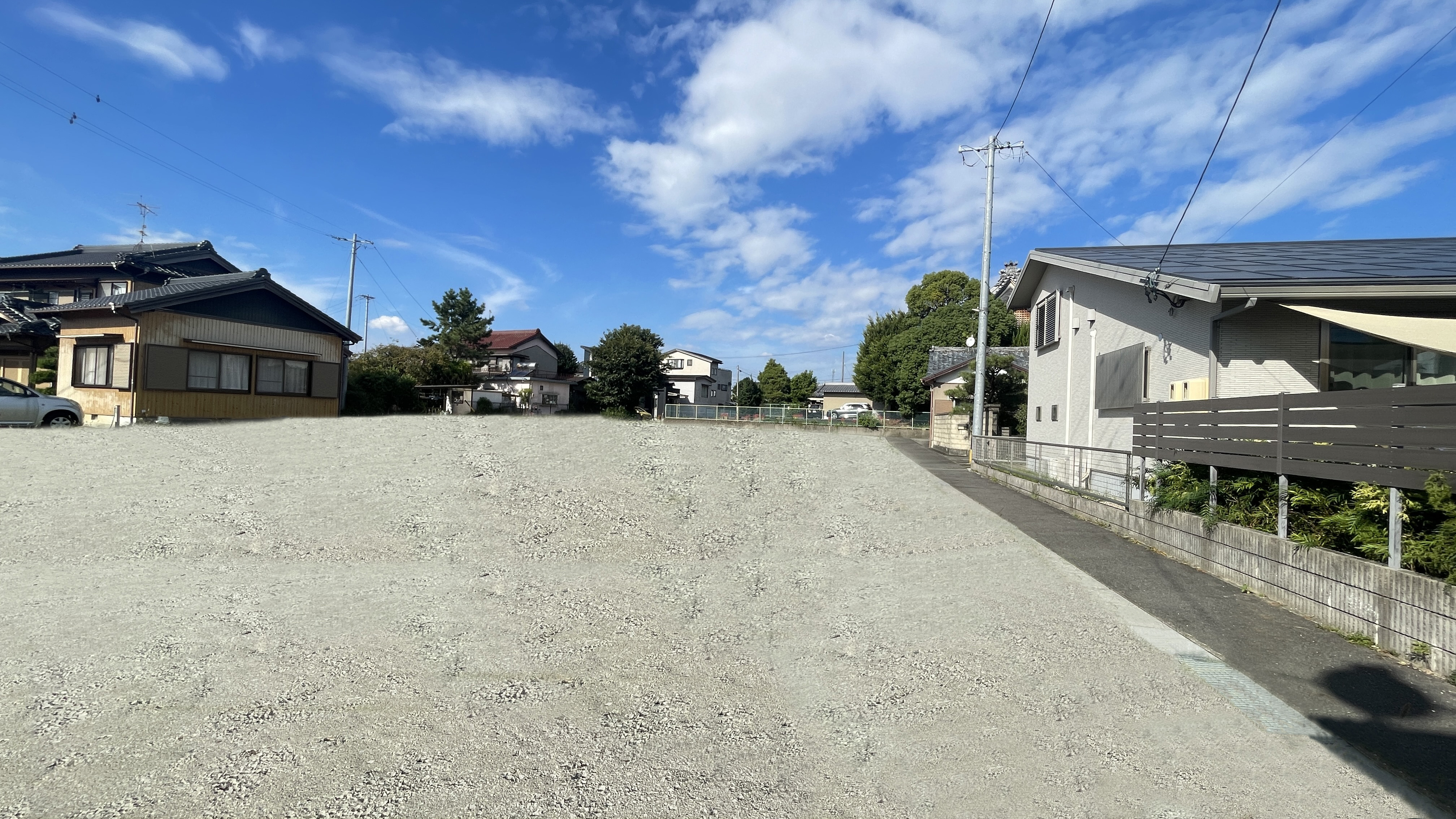 安城市里町の分譲土地　現地