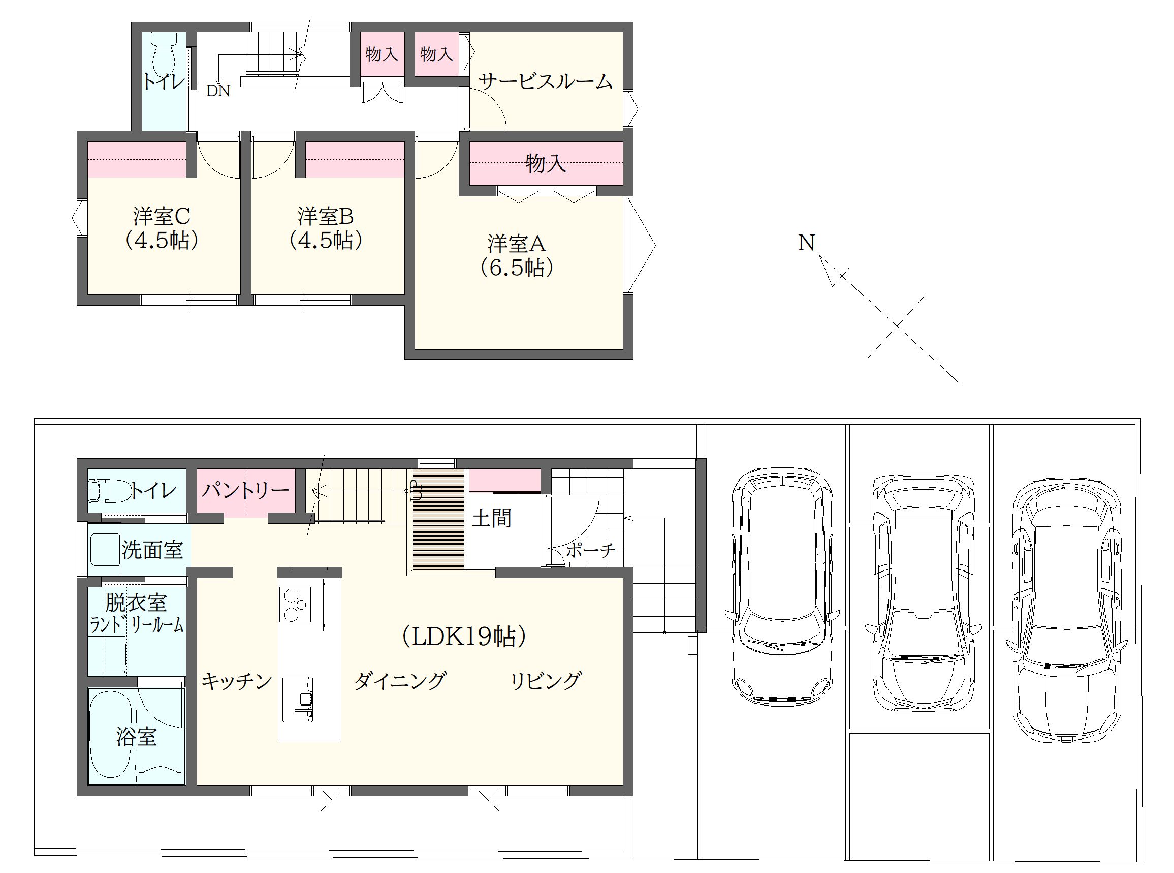 豊田市永覚町　参考プラン